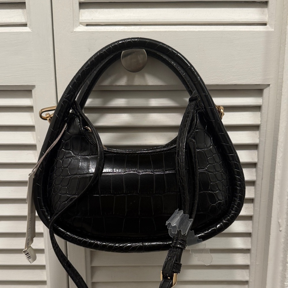 A New Day Crocodile embossed crossbody bag